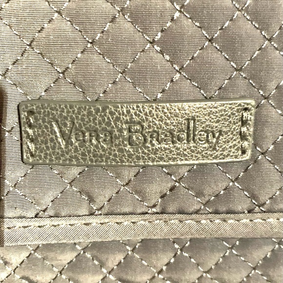 New Vera Bradley Quilted Crossbody Bag in Dark Gray - Picture 5 of 8